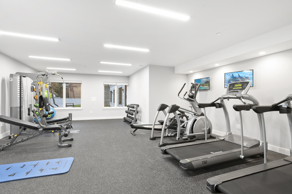 Fitness Room with High End Machines and Weights